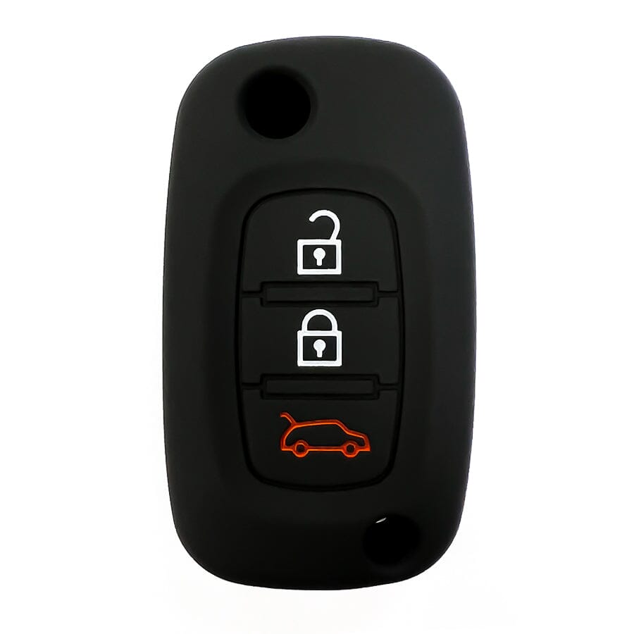 Silikon Schutzhülle / Cover passend für Renault Autoschlüssel R6 keyholster.com | the case company 