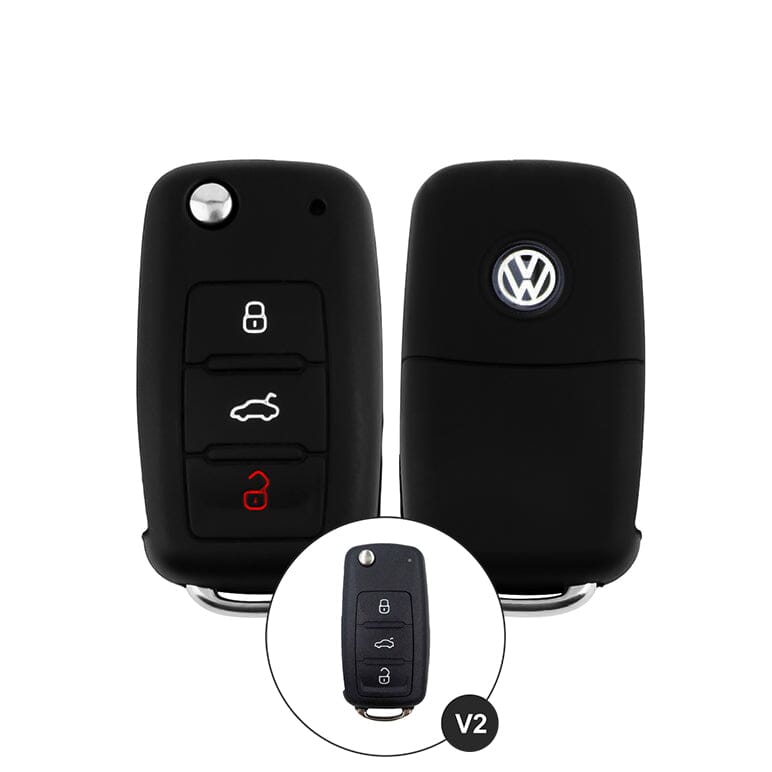 Silikon Schutzhülle / Cover passend für Volkswagen, Skoda, Seat
